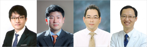 부산대 한상윤 박사수료생, 채한, 천진홍, 김기봉 교수(왼쪽부터).