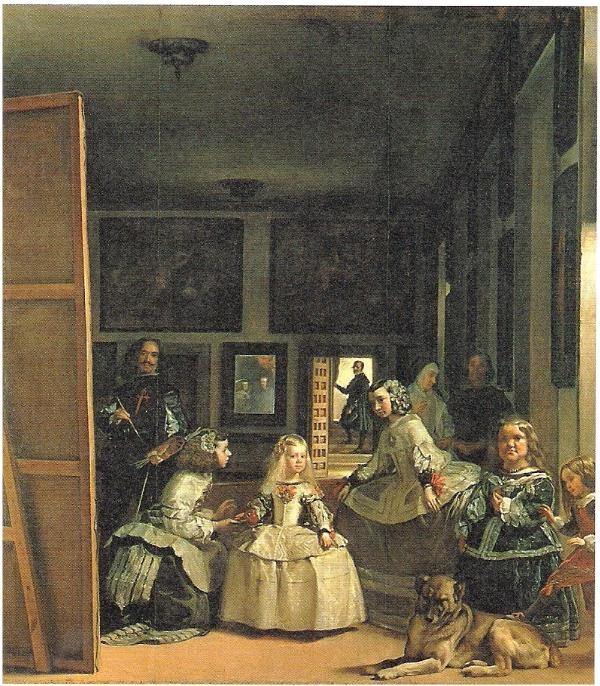 '시녀들'--1656년, 캔버스에 유채, 318*276, 스페인 마드리드 프라도 미술관 소장