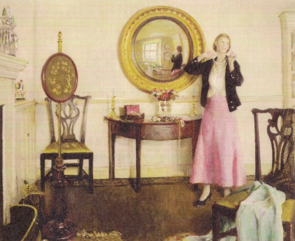 ‘가장 좋아하는 목걸이’-1937년, 캔버스에 유채, 63x76. 개인소장