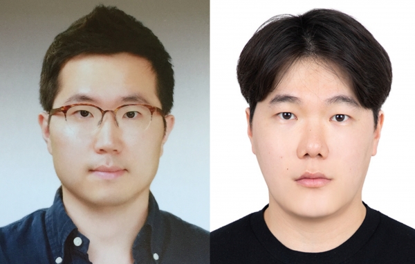 (왼쪽부터)숭실대 전자정보공학부 유건욱 교수, 양정용 연구원