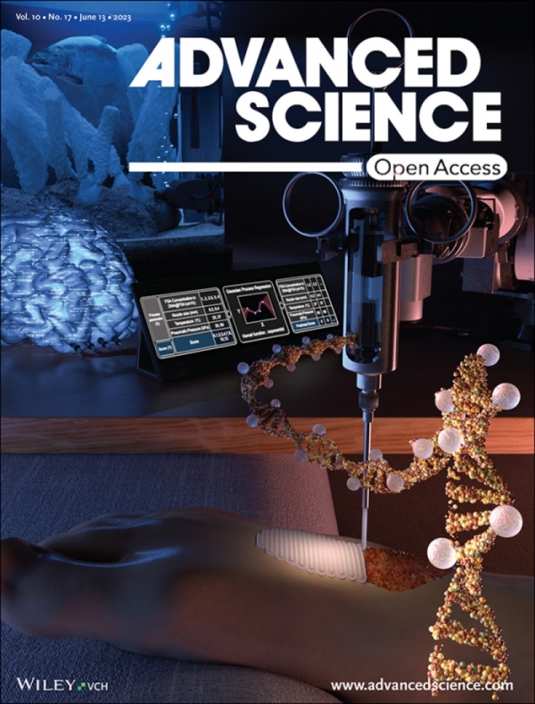 국제학술지 ‘어드밴스드 사이언스(Advenced Science, IF 17.521)’의 6월호 표지