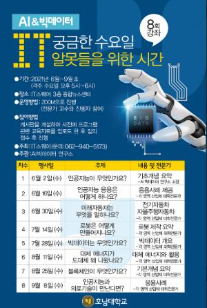 ‘AI특성화대학’ 호남대, 전국민 ‘AI대중화’ 이끈다