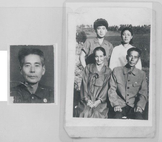 1980년대 중반 백석의 가족 사진