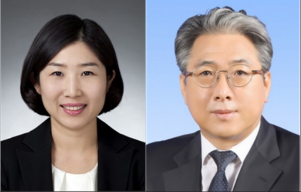 사진 왼쪽부터 김주희 교수, 강대용 교수