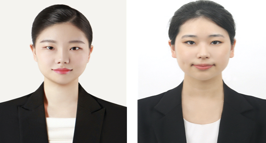 (왼쪽부터) 박혜림, 임유림 학생. 사진=극동대 