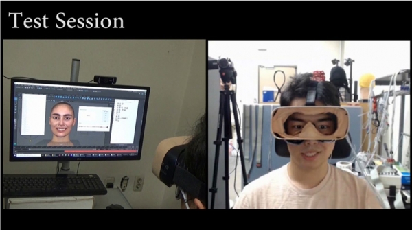 VR아바타에 사용자 표정을 실시간 투영하는 기술 이미지. 사진=한양대