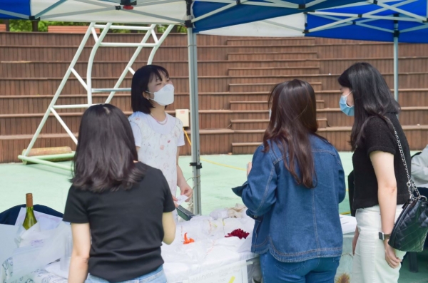 조선대학교 창업지원단 상상유니브와 함께하는 꽃구름 마켓.