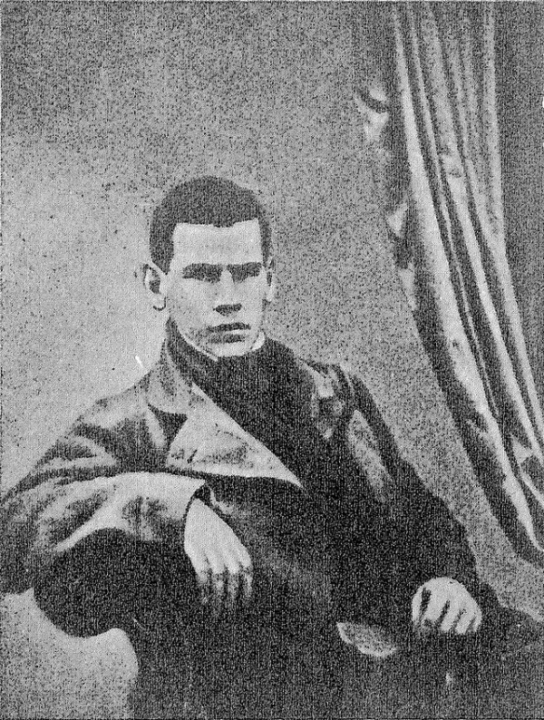 1848년에 찍힌 톨스토이의 모습. 사진=위키미디어