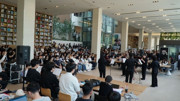 한국외대, 국립심포니오케스트라와 함께하는 도서관 음악회 개최
